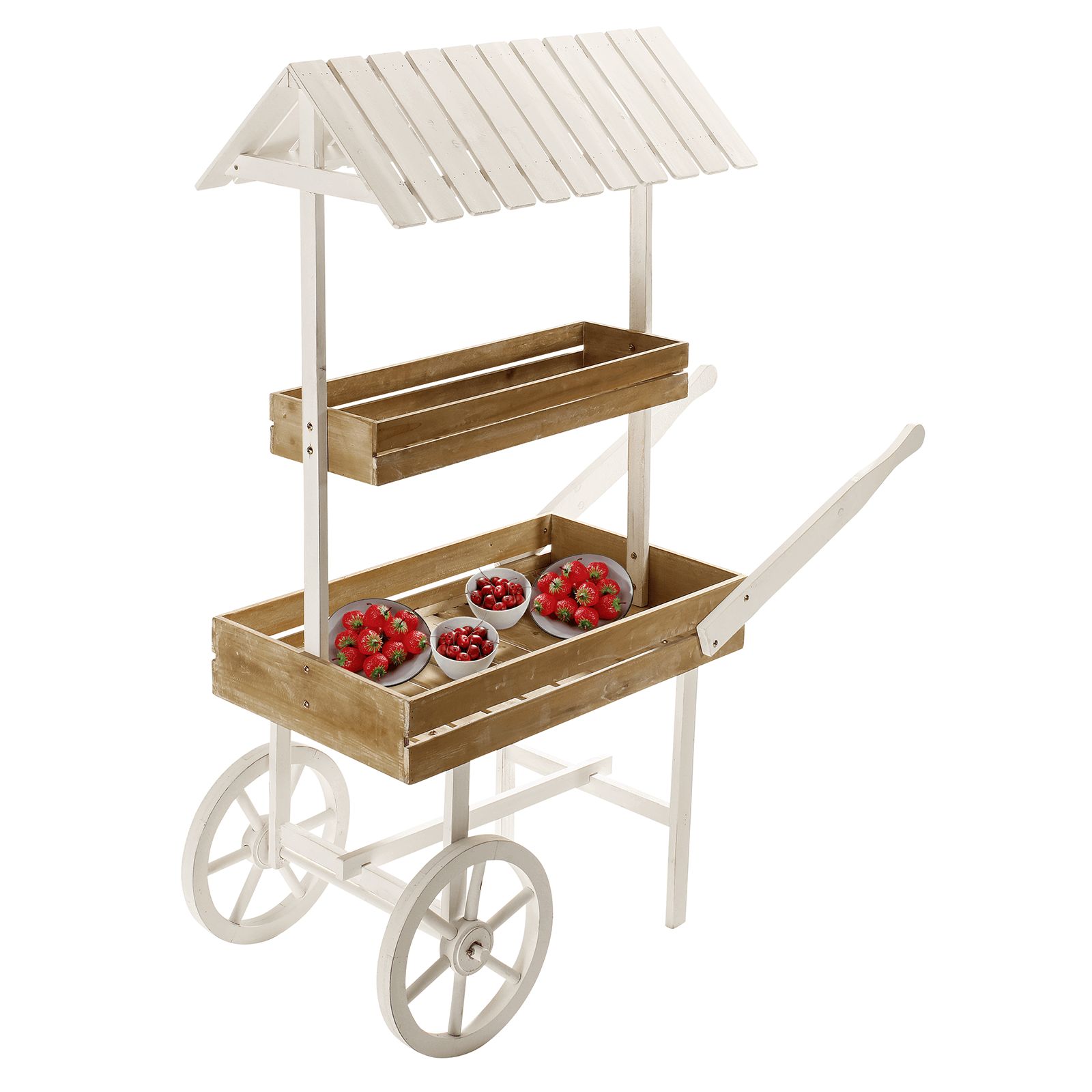 Erdbeeren Lebensmittel-Attrappen, 12 Stück - 8 Erdbeeren Lebensmittel-Attrappen, 12 Stück - 8