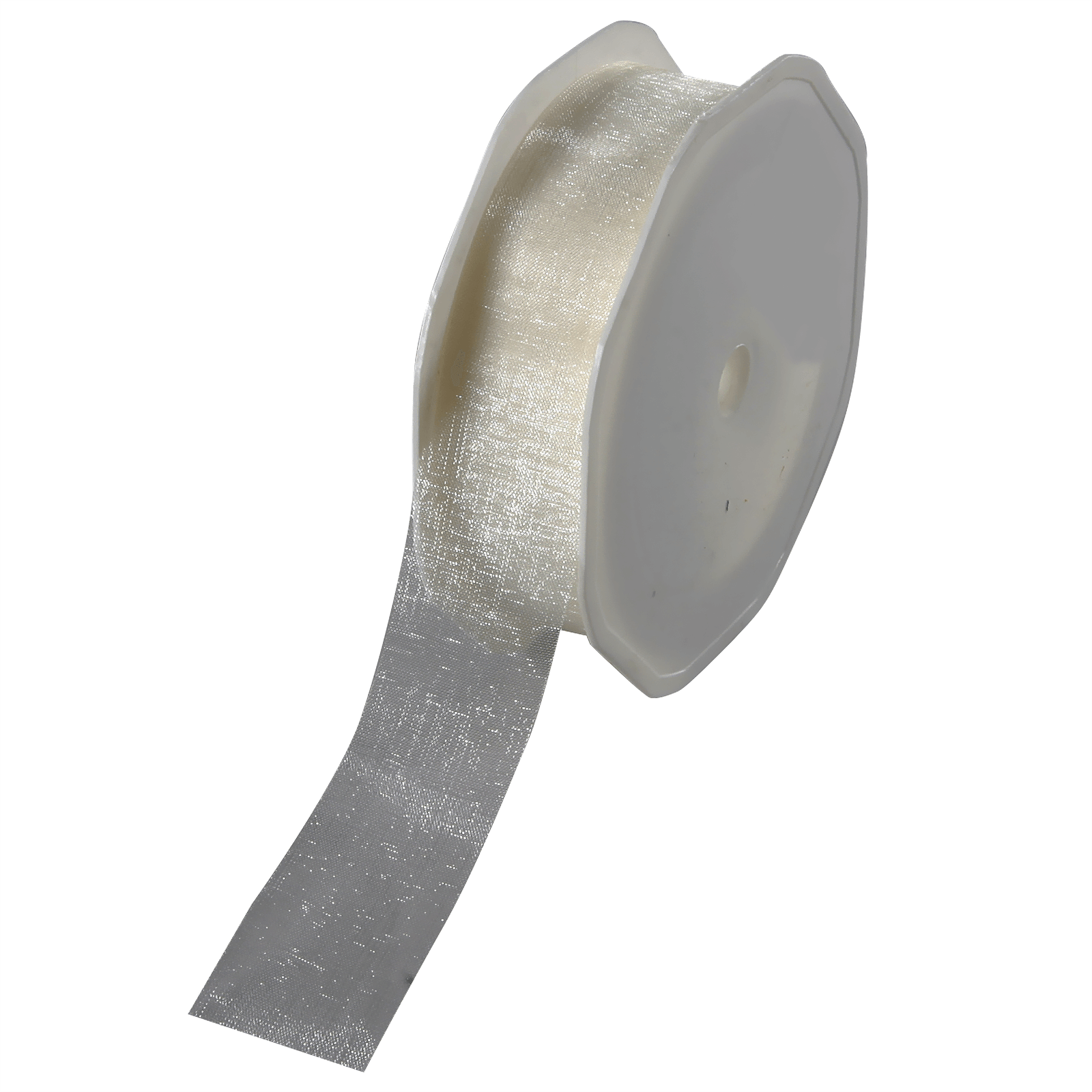 Cinta de chifón 25 mm, 25 m, crema - 0 Cinta de chifón 25 mm, 25 m, crema - 0