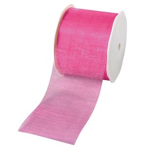 Ruban en crêpe de Chine pink larg. 70 mm
