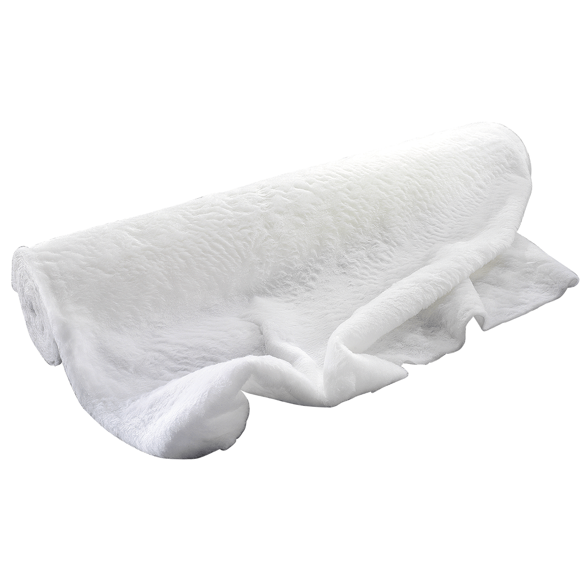 Felpa blanca, anchura: 150 cm - 2