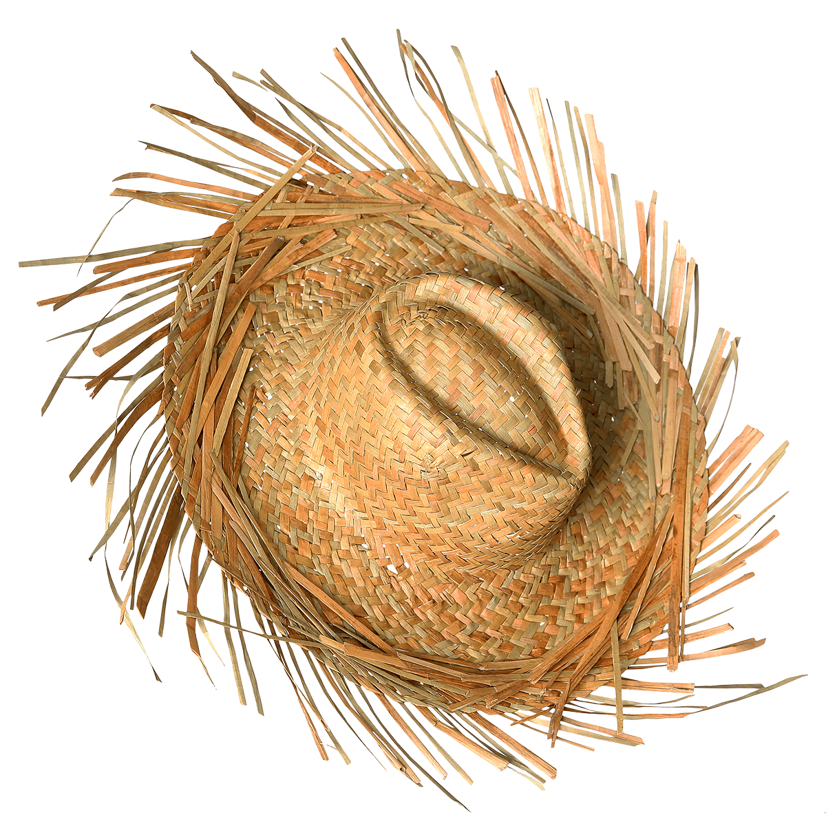 Deko-Strohhut, 40 cm Ø - 1