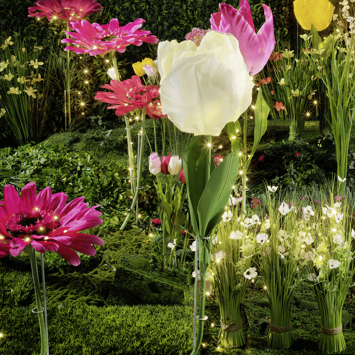 Artificial giant tulip, 135 cm, red - 3