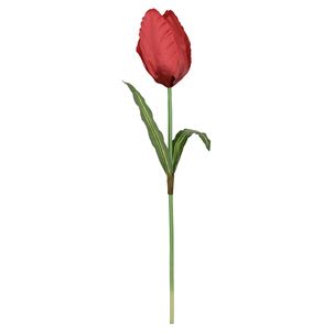 Tulipán enorme artificial, 135 cm, rojo
