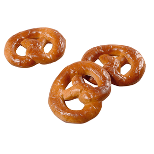 Pretzels food replica Ø 12 cm, 3 pcs