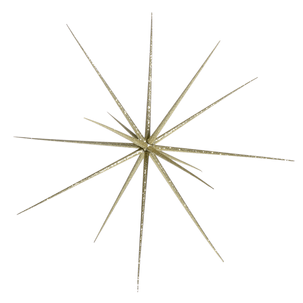 Étoile spoutnik, doré, 40 cm Ø