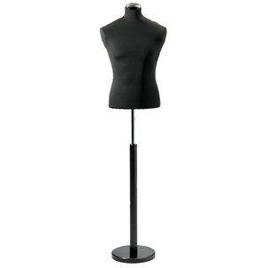 Male tailor bust, bust 65 cm, black
