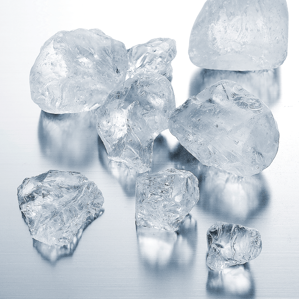Glace pilée déco en verre, 1 kg - 3