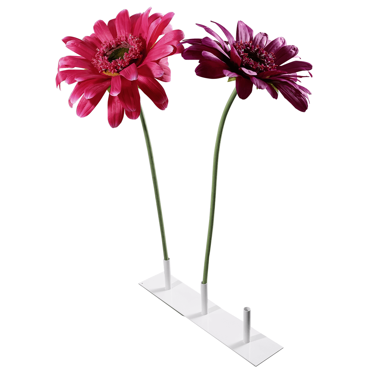 Gerbera gigante artificial rosa, 120 cm - 6