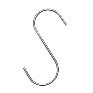 Crochet polyvalent en forme de S, long. 11 cm, 10 pces