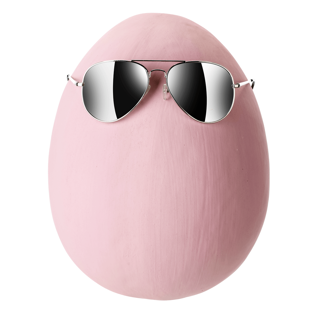 Huevo de Pascua gigante decorativo, color rosa, 30 cm - 3