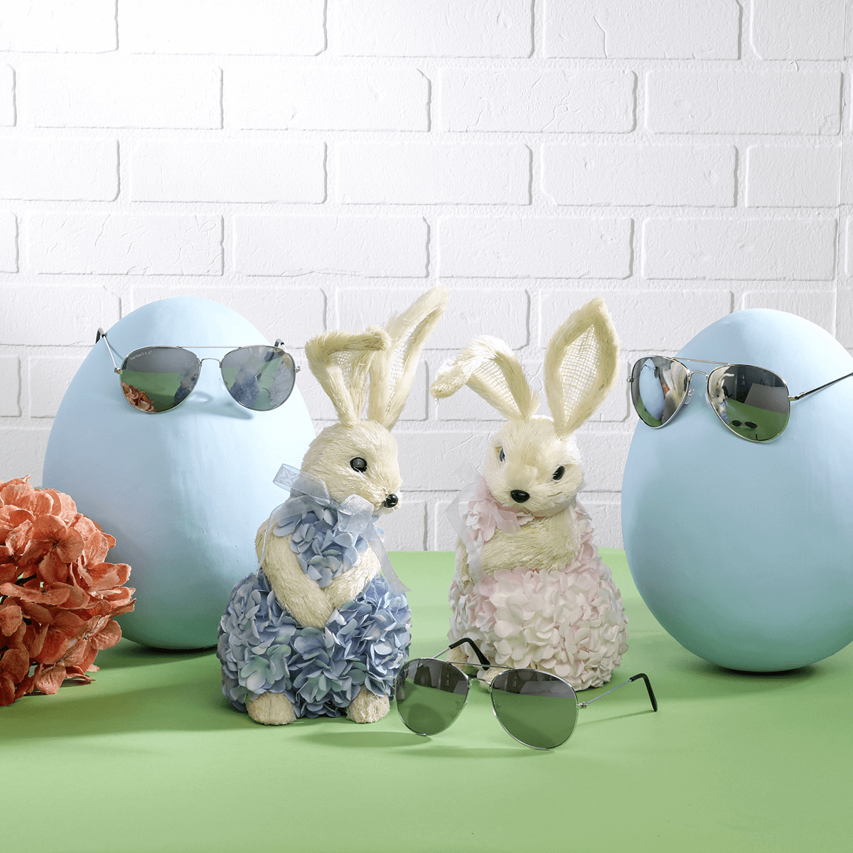 Giant Easter egg, light blue, 30 cm - 2