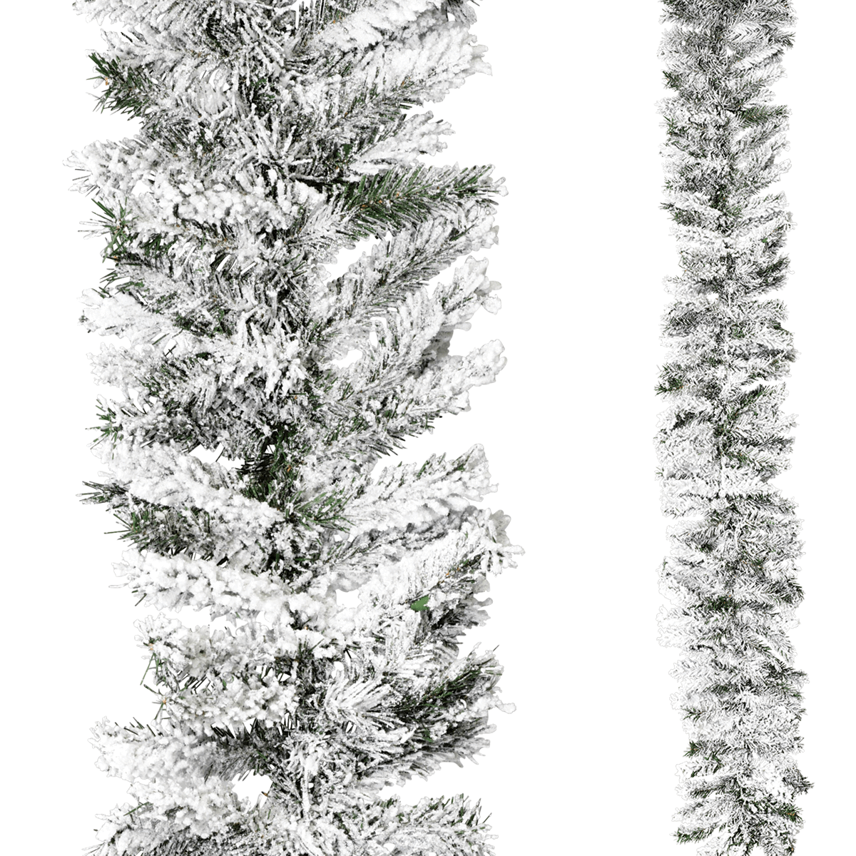 Tannengirlande beflockt 270 cm, 30 cm Ø - 0 Tannengirlande beflockt 270 cm, 30 cm Ø - 0