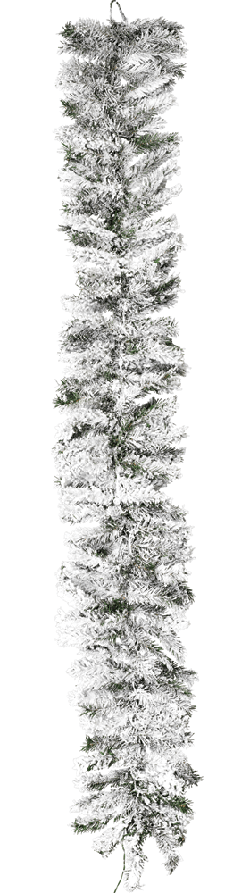 Tannengirlande beflockt 270 cm, 30 cm Ø - 1 Tannengirlande beflockt 270 cm, 30 cm Ø - 1