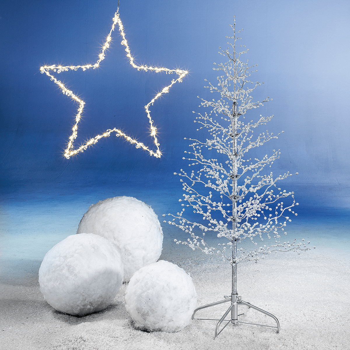 Decorative snowball Ø 40 cm - 3