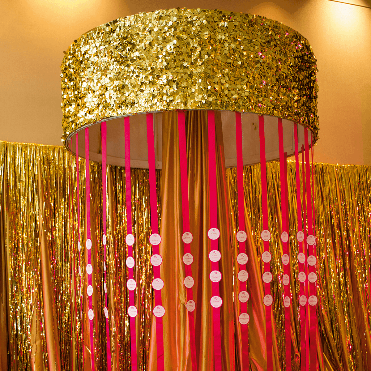 Die cut optic foil metallic 90 cm wide, gold - 14
