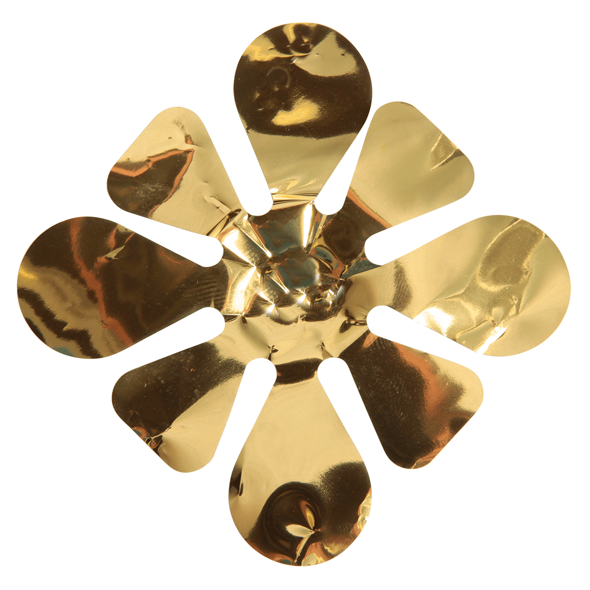 Die cut optic foil metallic 90 cm wide, gold - 3