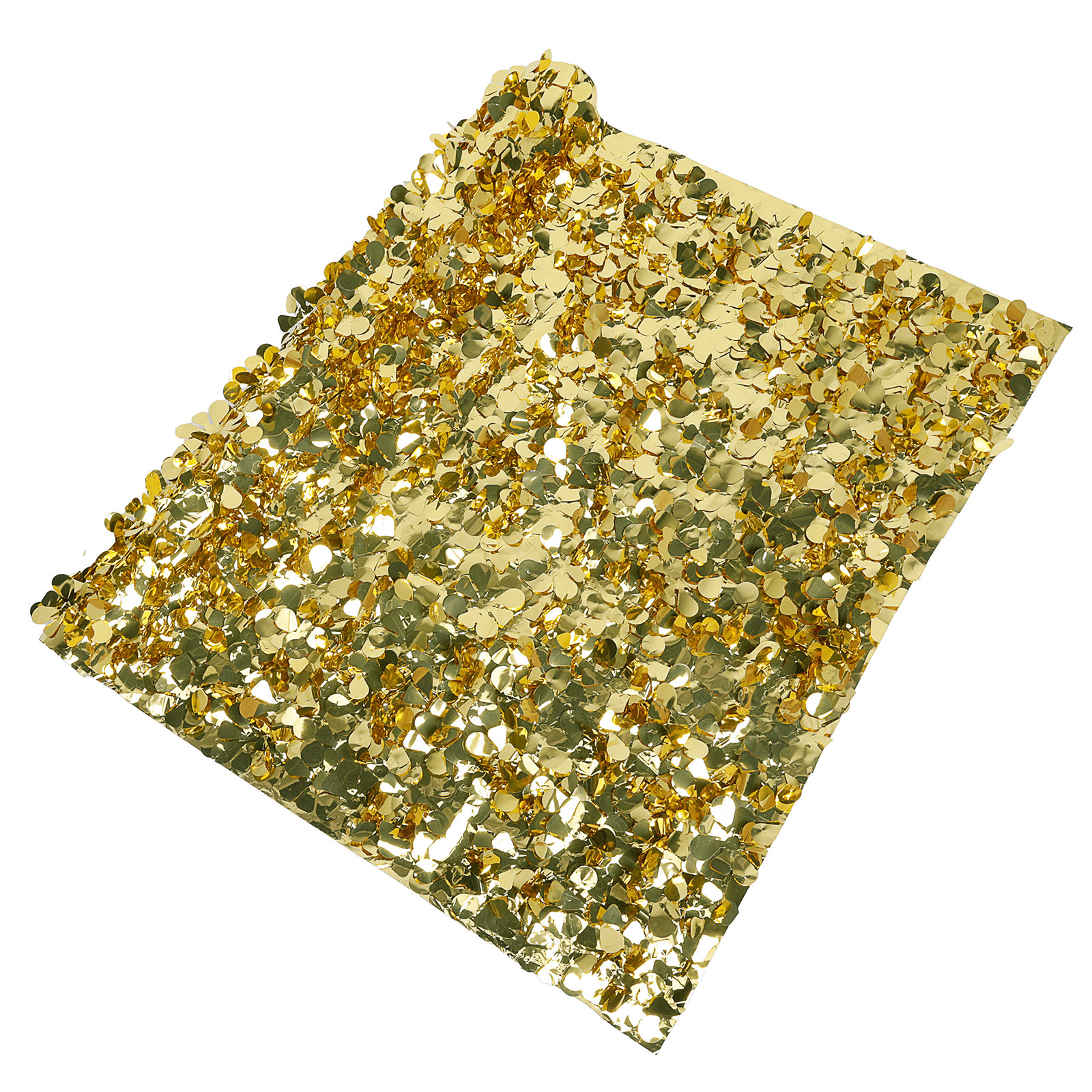 Die cut optic foil metallic 90 cm wide, gold - 1