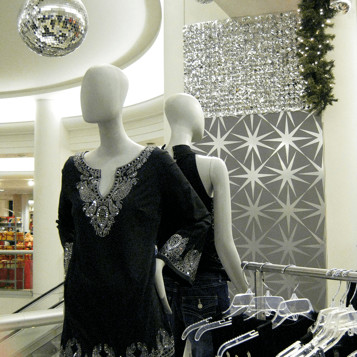 Stanzoptikfolie metallic 90 cm breit, silber - 12