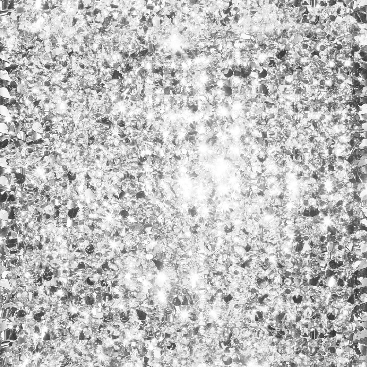 Stanzoptikfolie metallic 90 cm breit, silber - 2