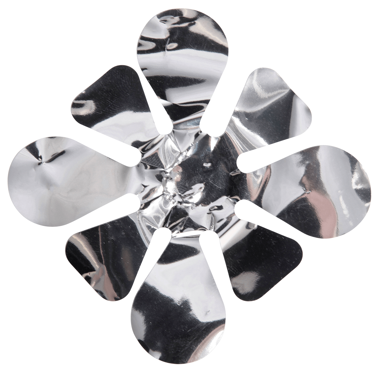 Stanzoptikfolie metallic 90 cm breit, silber - 3
