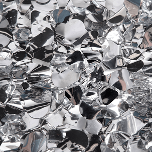 Stanzoptikfolie metallic 90 cm breit, silber