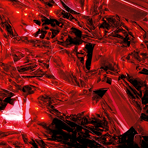 Stanzoptikfolie metallic 90 cm breit, rot