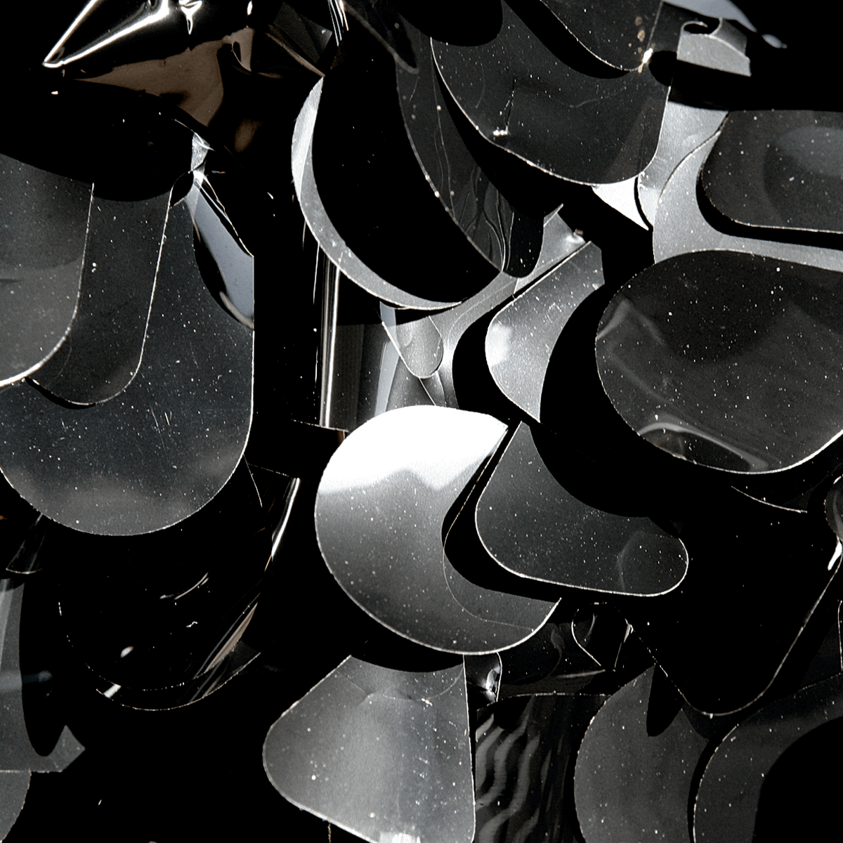 Stanzoptikfolie matt 90 cm breit, schwarz - 0