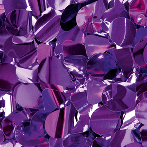 Stanzoptikfolie metallic 90 cm breit, lila