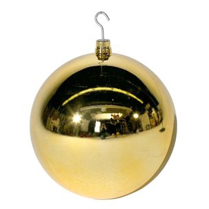 Bola de Navidad XXL oro brillante, 40 cm