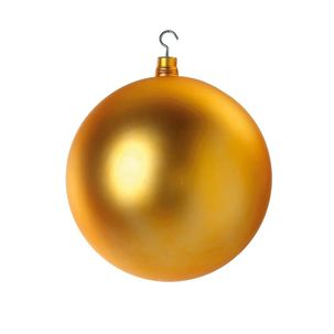 Boule de Noël XXL or mate, 30 cm