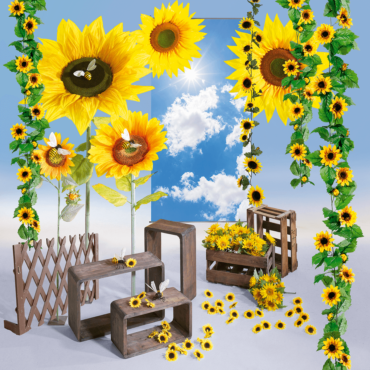 Mega girasol XL 140 cm - 5