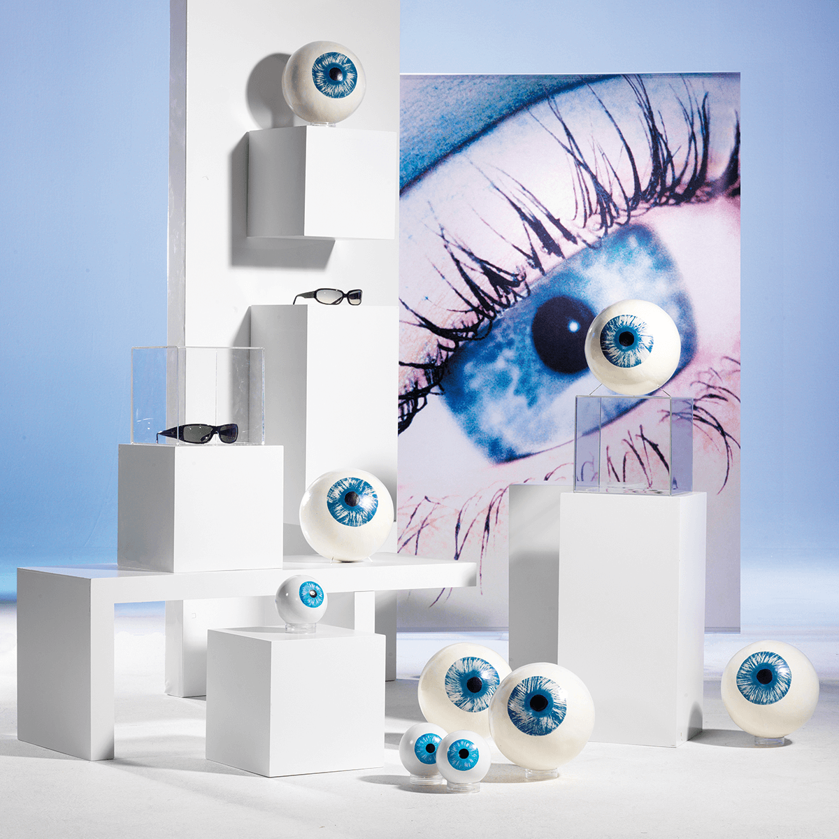 Decorative eyes Ø 20 cm, 2 pcs - 3