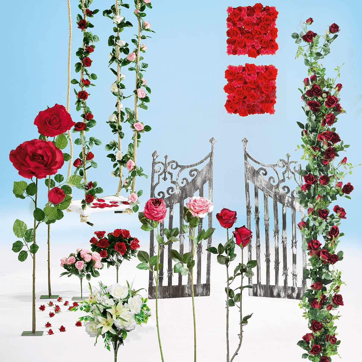 Columpio decorativo, longitud: 155 cm - 6