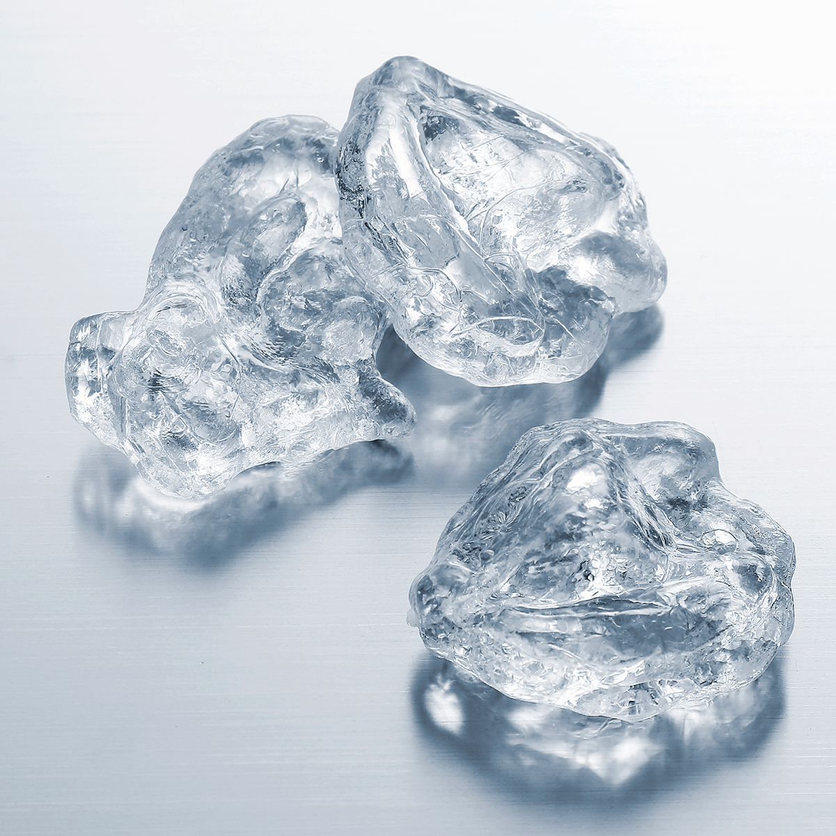 Plastic ice chunks food-safe, 50 pieces - 0