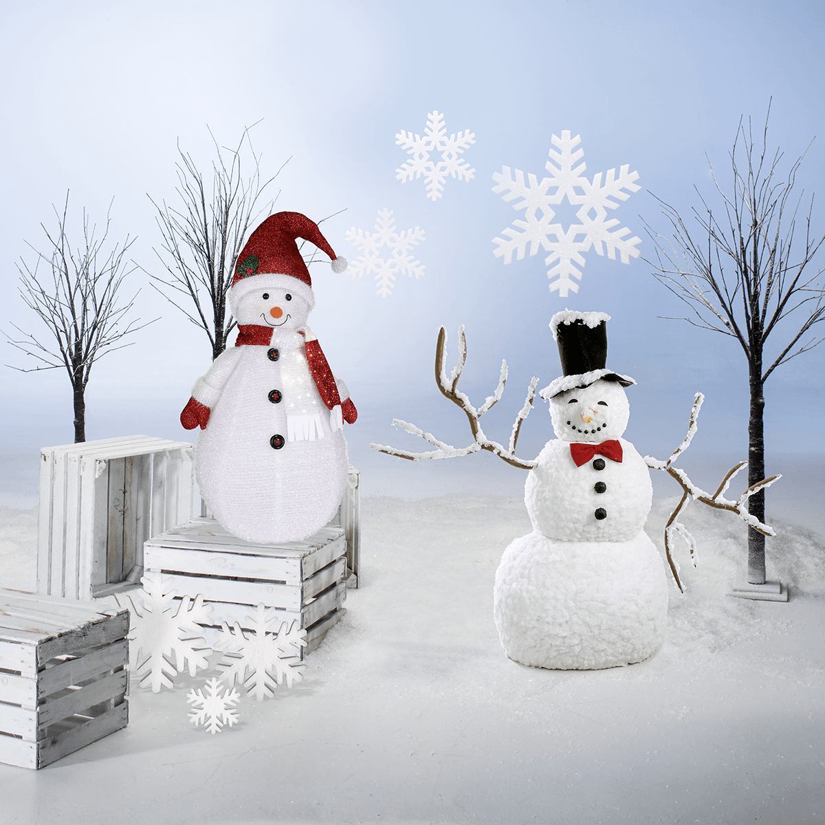 Snowman, height 120 cm - 2