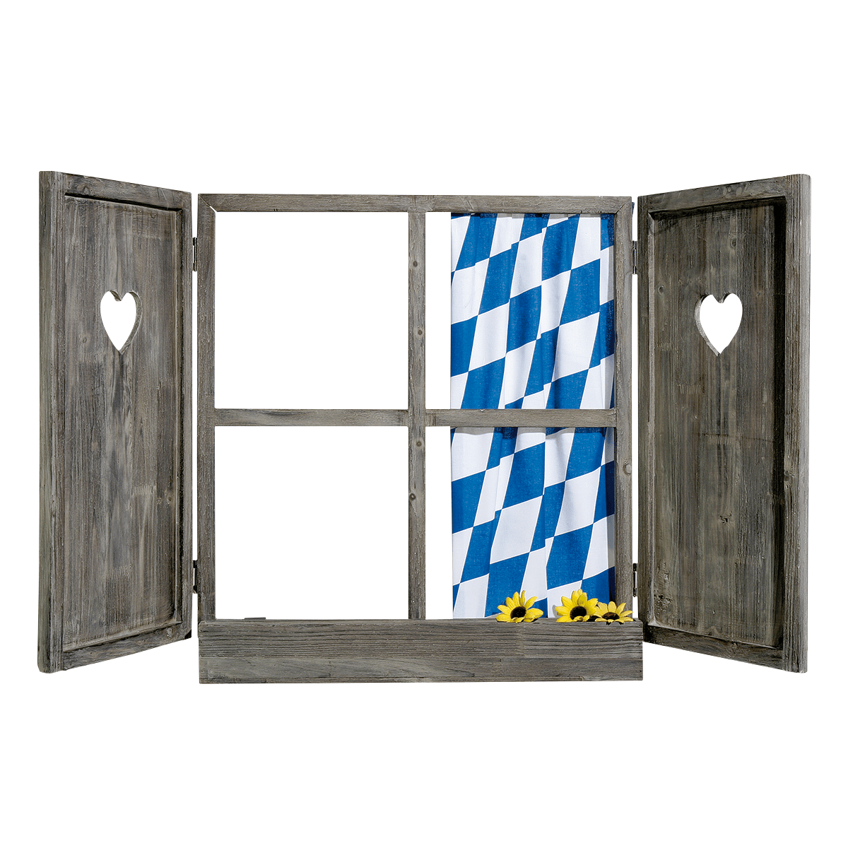 Deko-Hüttenfenster 60 x 60 cm - 3