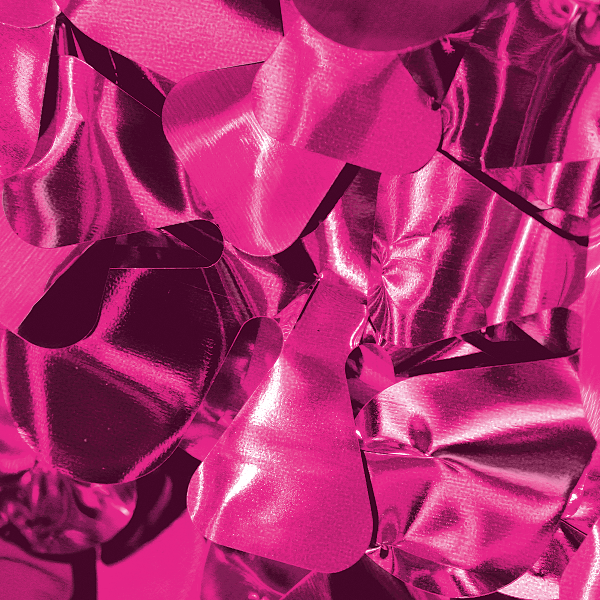 Stanzoptikfolie metallic 90 cm breit, pink - 0