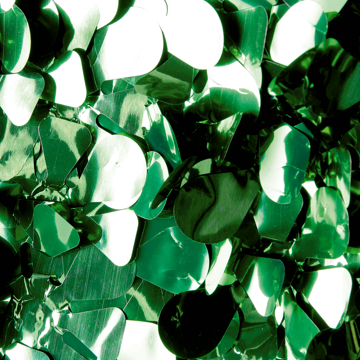 Feuille d'optique découpée métallisée 90 cm de large, vert - 0