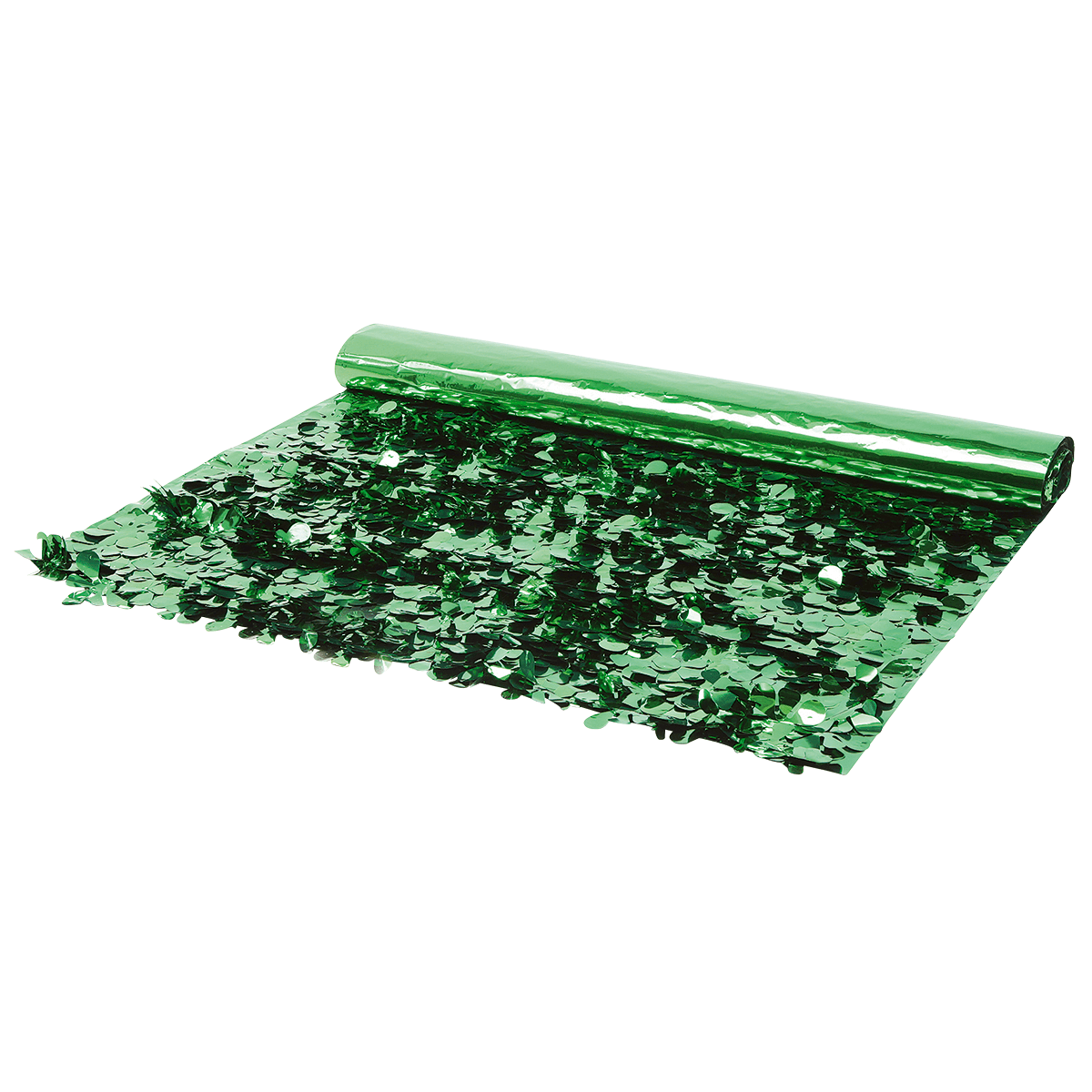 Feuille d'optique découpée métallisée 90 cm de large, vert - 1
