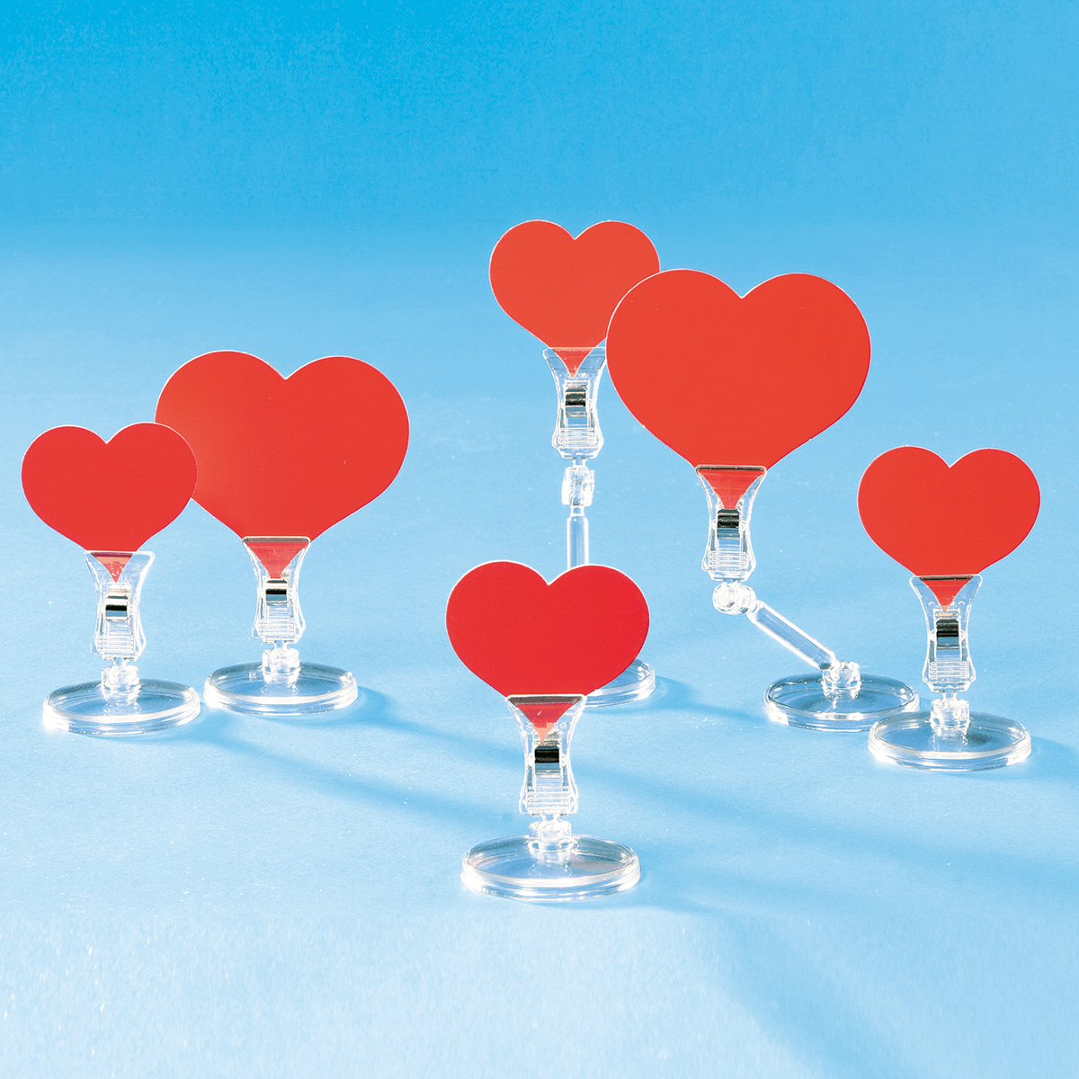 Price tag holder with clip, height 5 cm, 10 pcs - 4