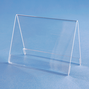 Roof-shaped stand, DIN A6 landscape