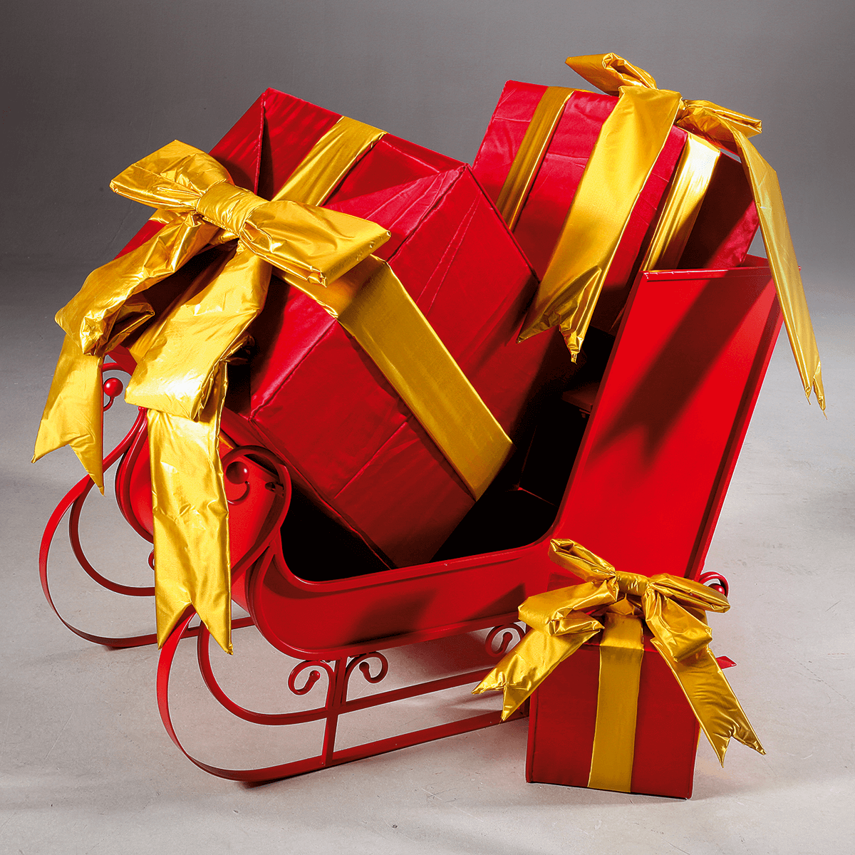 Caja de regalo XXL para interiores 3 piezas rojo - 3