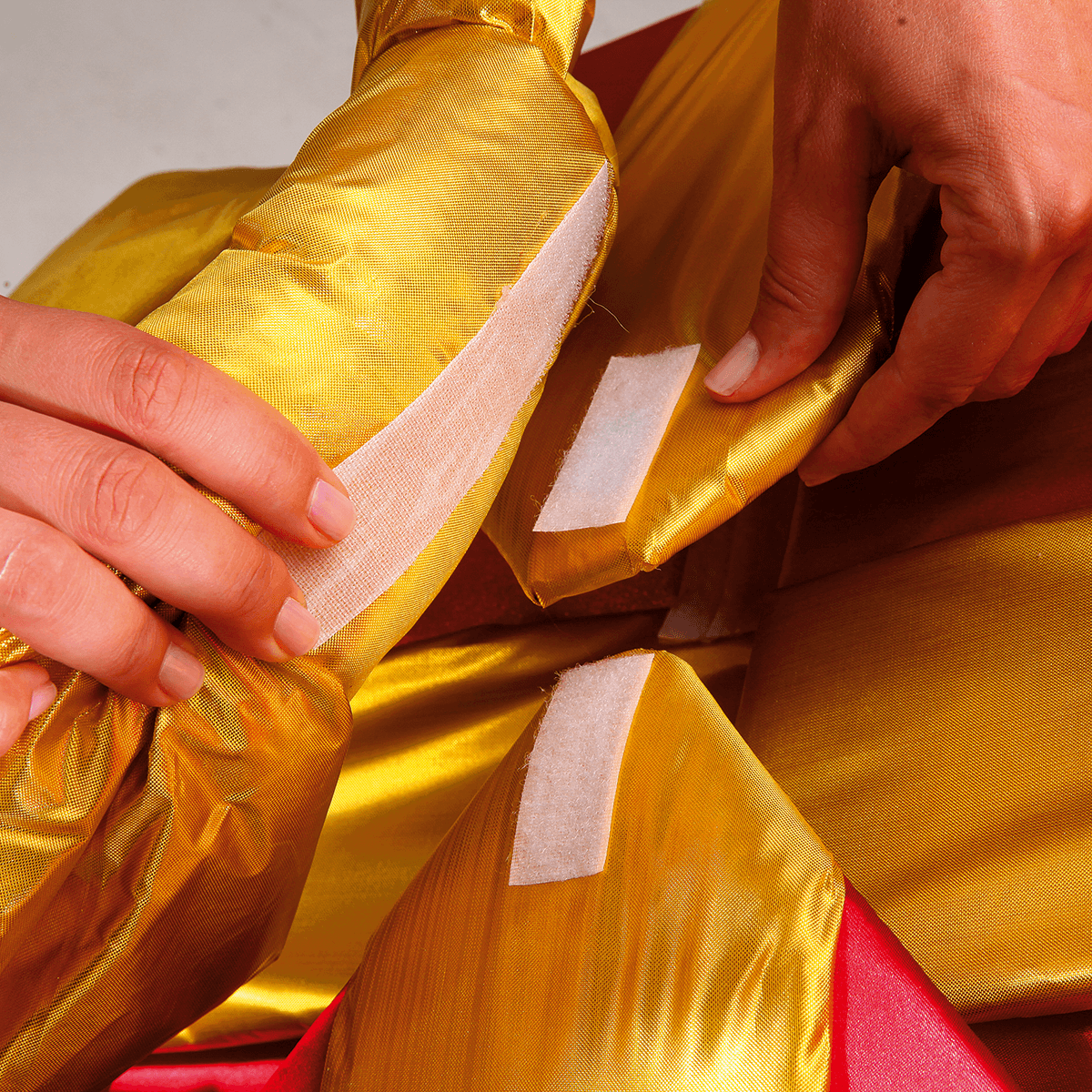 Caja de regalo XXL para interiores 3 piezas rojo - 4