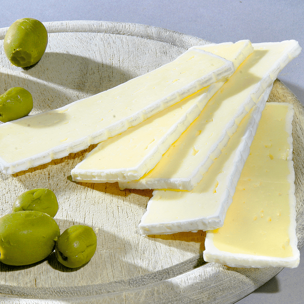 Tranche de fromage Camembert aliment factice 12 cm - 3
