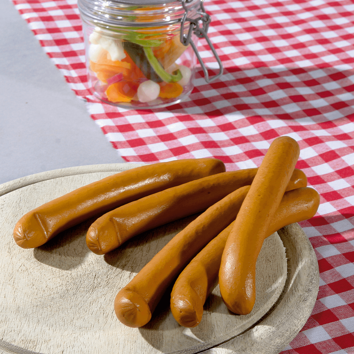Saucisse de Vienne factice 15 cm - 4