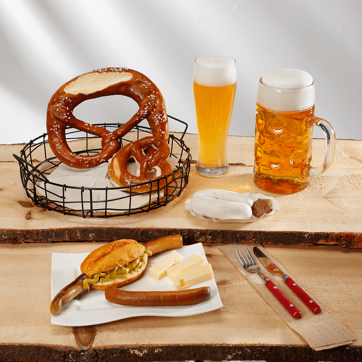 Saucisse de Vienne factice 15 cm - 5