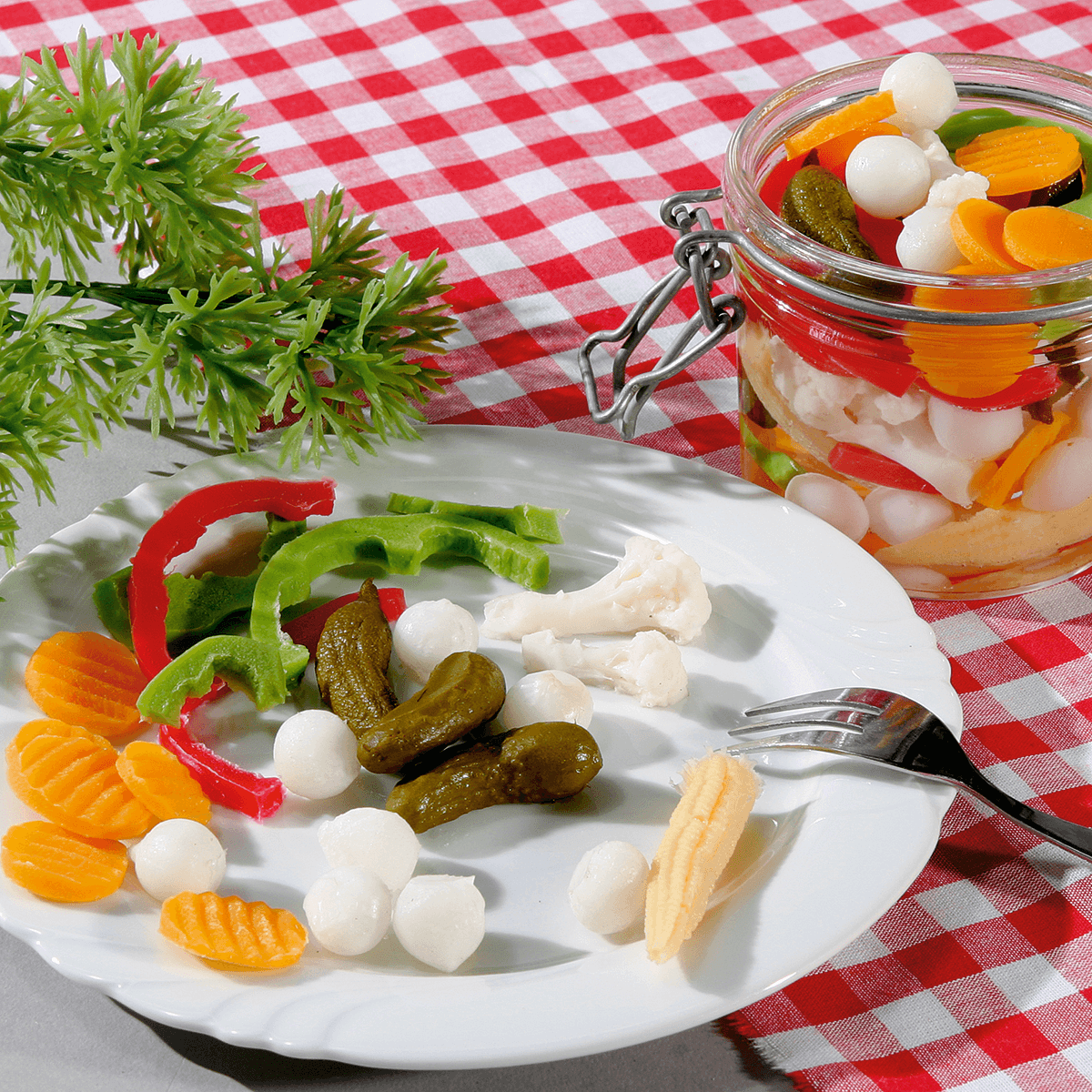 Mixed pickles food replica - 5
