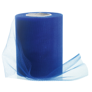 Tüllband, 100 mm, 25 m, blau