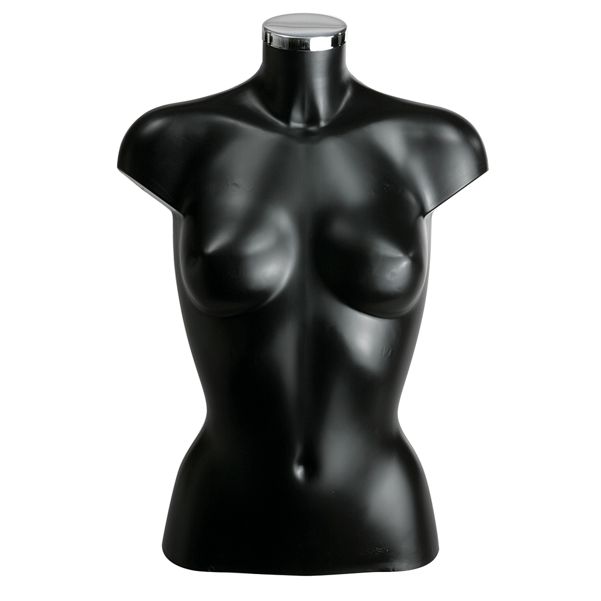 Kunststoff-Torso Dame lackiert 62 cm, schwarz - 1 Kunststoff-Torso Dame lackiert 62 cm, schwarz - 1