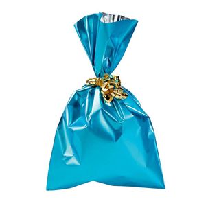Gift bag, matt, light blue, 15 x 25 cm